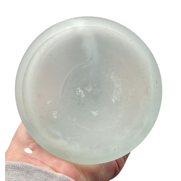 Antique Romanian Ravert Romblast Green Satin Swirl Vase Copper Wrap Accent - Picture 5 of 6